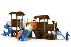 Tren Temalı Oyun Grubu D-400 PRK-401 | Temalı Metal Oyun Grupları | Erse Kent Mobilyaları